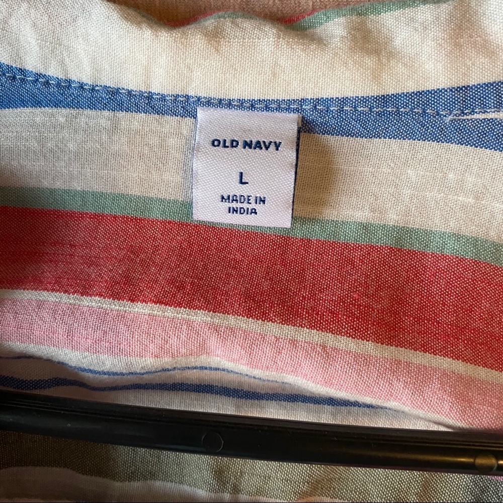 Striped Button Up - Picture 3 of 3
